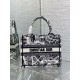 Replica Borsa tote Dior piccola a libro Plan de Paris ricamata bianca Replica Borsa tote Dior piccola a libro Plan de Paris ricamata bianca