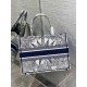 Replica Dior Dior Book Tote media Rêve d'Infini ricamo bianco/blu Replica Dior Dior Book Tote media Rêve d'Infini ricamo bianco/blu