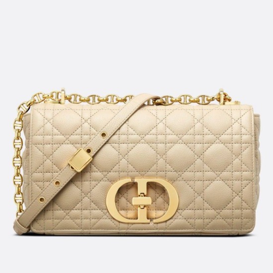 Replica Borsa media Dior Caro Cannage Beige Replica Borsa media Dior Caro Cannage Beige