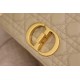 Replica Borsa media Dior Caro Cannage Beige Replica Borsa media Dior Caro Cannage Beige