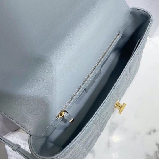 Replica Borsa Dior Caro Media Cannage Grigio Replica Borsa Dior Caro Media Cannage Grigio