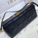 Replica Borsa media Dior Caro Cannage nera Replica Borsa media Dior Caro Cannage nera