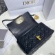 Replica Borsa media Dior Caro Cannage nera Replica Borsa media Dior Caro Cannage nera