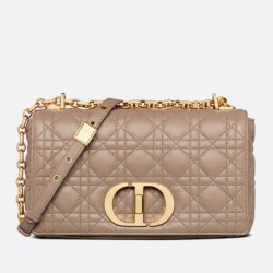 Borsa Dior Caro Media Cannage Talpa