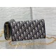 Replica Pochette con catena Dior Bobby East-West Jacquard obliquo blu Replica Pochette con catena Dior Bobby East-West Jacquard obliquo blu