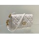 Replica Pochette Dior Caro Cannage Bianca Replica Pochette Dior Caro Cannage Bianca