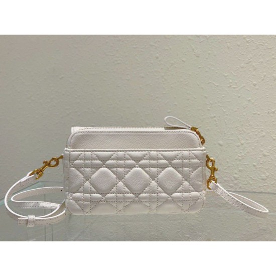 Replica Pochette Dior Caro Cannage Bianca Replica Pochette Dior Caro Cannage Bianca