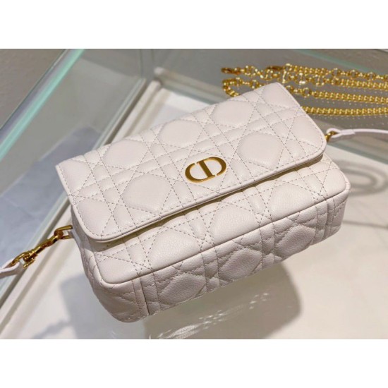 Replica Pochette Dior Caro Cannage Bianca Replica Pochette Dior Caro Cannage Bianca