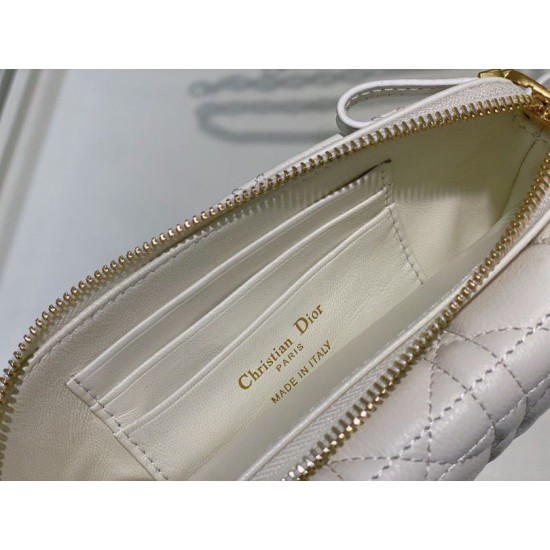 Replica Pochette Dior Caro Cannage Bianca Replica Pochette Dior Caro Cannage Bianca