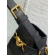 Replica Borsa a secchiello media Dior C'est Saddle in pelle di vitello nera Replica Borsa a secchiello media Dior C'est Saddle in pelle di vitello nera