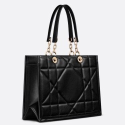 Borsa tote media Dior Essential Archicannage nera