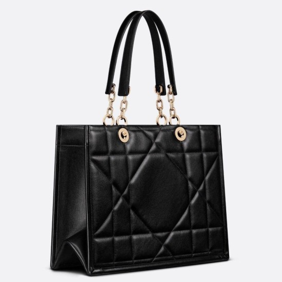 Replica Borsa tote media Dior Essential Archicannage nera Replica Borsa tote media Dior Essential Archicannage nera