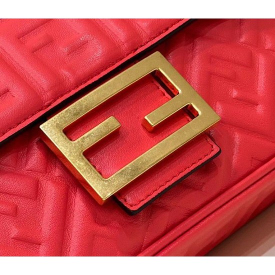 Replica Borsa Midi Fendi Baguette Chain Nappa Rossa Replica Borsa Midi Fendi Baguette Chain Nappa Rossa