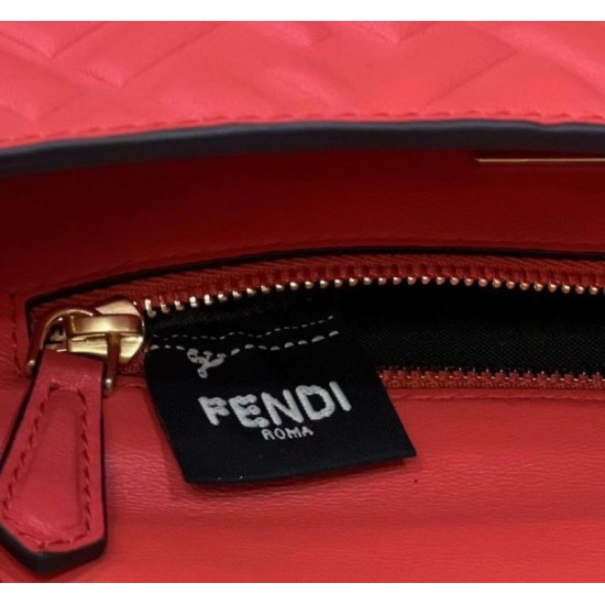 Replica Borsa Midi Fendi Baguette Chain Nappa Rossa Replica Borsa Midi Fendi Baguette Chain Nappa Rossa