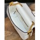 Replica Borsa midi Fendi Baguette con catena in nappa bianca Replica Borsa midi Fendi Baguette con catena in nappa bianca