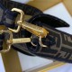 Replica Borsa grande Fendi Baguette in tessuto FF con finiture nere Replica Borsa grande Fendi Baguette in tessuto FF con finiture nere