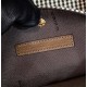 Replica Shopper Fendi X-Tote in lana pied de poule con ricamo FF 8BH374 Marrone Replica Shopper Fendi X-Tote in lana pied de poule con ricamo FF 8BH374 Marrone