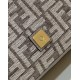 Replica Borsa Fendi 8BR600 Baguette Chain Midi FF in tessuto tapestry grigio Replica Borsa Fendi 8BR600 Baguette Chain Midi FF in tessuto tapestry grigio