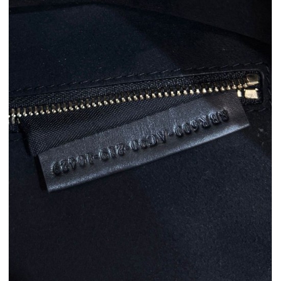 Replica Borsa in tessuto arazzo Fendi 8BR600 Baguette Chain Midi FF Blu Navy Replica Borsa in tessuto arazzo Fendi 8BR600 Baguette Chain Midi FF Blu Navy