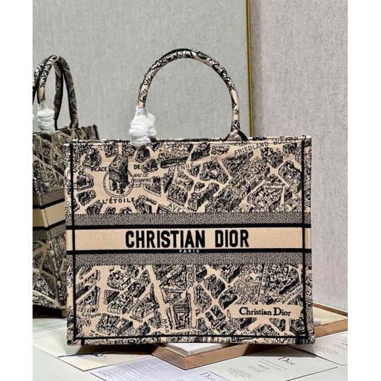 Replica Christian Dior Borsa tote grande Dior Book color albicocca Replica Christian Dior Borsa tote grande Dior Book color albicocca