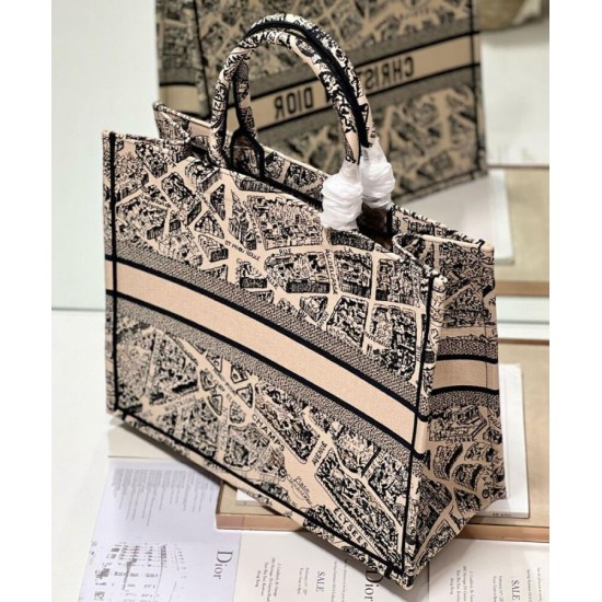 Replica Christian Dior Borsa tote grande Dior Book color albicocca Replica Christian Dior Borsa tote grande Dior Book color albicocca