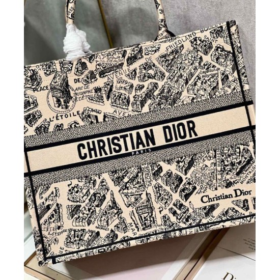 Replica Christian Dior Borsa tote grande Dior Book color albicocca Replica Christian Dior Borsa tote grande Dior Book color albicocca