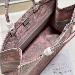 Borsa tote Christian Dior grande per libri Dior rosa