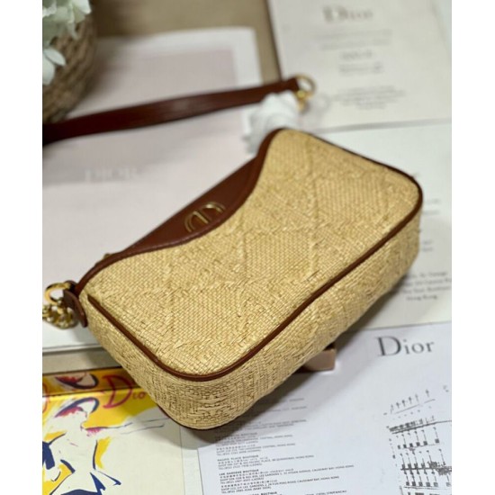 Replica Christian Dior 30 Montaigne Hobo Avenue Mini Borsa Albicocca Replica Christian Dior 30 Montaigne Hobo Avenue Mini Borsa Albicocca