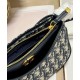 Replica Mini borsa Christian Dior 30 Montaigne Hobo Avenue Blu scuro Replica Mini borsa Christian Dior 30 Montaigne Hobo Avenue Blu scuro