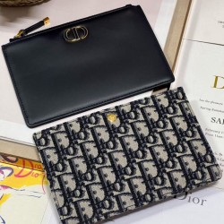 Mini borsa Christian Dior 30 Montaigne Hobo Avenue Blu scuro