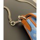 Replica Fendi Baguette Mini Bag 8BS017 ricamo motivo FF denim Blu Replica Fendi Baguette Mini Bag 8BS017 ricamo motivo FF denim Blu