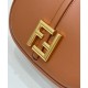 Replica Borsa Fendi C'mon Small Satchel con curvatura 8BS082 Caffè Replica Borsa Fendi C'mon Small Satchel con curvatura 8BS082 Caffè