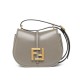 Replica Borsa Fendi C'mon Small/Medium Satchel con curvatura 8BS082 Grigia Replica Borsa Fendi C'mon Small/Medium Satchel con curvatura 8BS082 Grigia