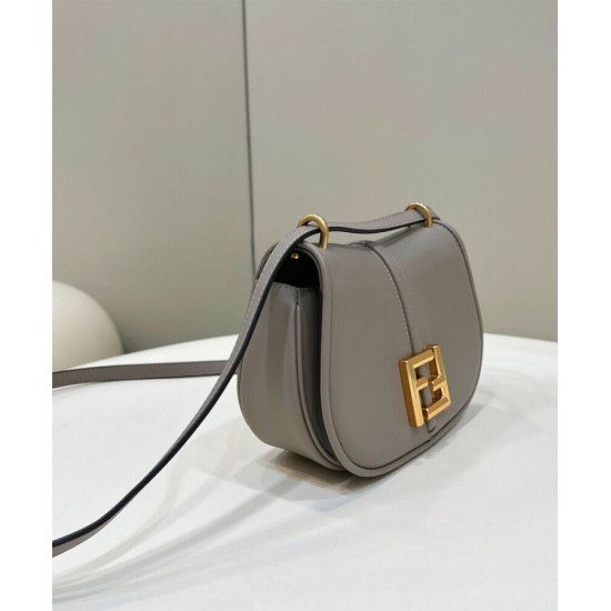 Replica Borsa Fendi C'mon Small/Medium Satchel con curvatura 8BS082 Grigia Replica Borsa Fendi C'mon Small/Medium Satchel con curvatura 8BS082 Grigia