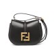 Replica Borsa Fendi C'mon Small/Medium Satchel con curvatura 8BS082 Nera Replica Borsa Fendi C'mon Small/Medium Satchel con curvatura 8BS082 Nera