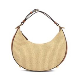 Borsa Hobo piccola Fendi Fendigraphy 8BR798 Caffè