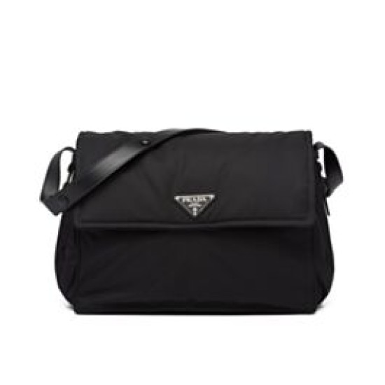 Replica Borsa a tracolla imbottita grande Prada Re-Nylon 1BD256 Nera Replica Borsa a tracolla imbottita grande Prada Re-Nylon 1BD256 Nera