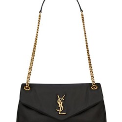 Borsa YSL Saint Laurent Calypso decorata con il nero Cassandre