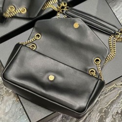 Borsa YSL Saint Laurent Calypso decorata con il nero Cassandre