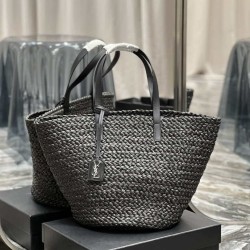 Borsa maxi Panier Tote YSL Saint Laurent 693242 Nera