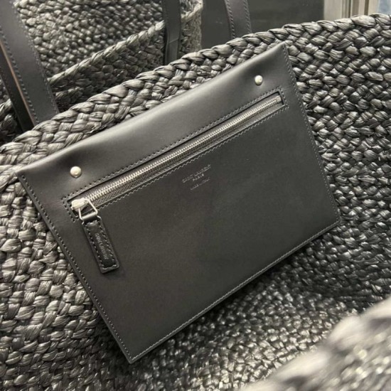 Replica Borsa maxi Panier Tote YSL Saint Laurent 693242 Nera