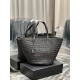 Replica Borsa maxi Panier Tote YSL Saint Laurent 693242 Nera