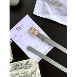 Cintura Dior Saddle 20MM Grigia