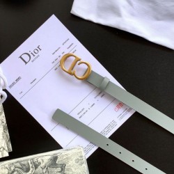 Cintura Dior Saddle 20MM Grigia