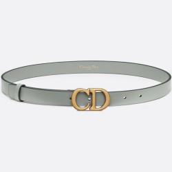 Cintura Dior Saddle 20MM Grigia