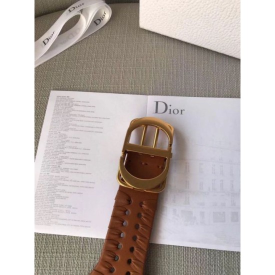 Replica Cintura Dior 30 Montaigne 40MM Cammello