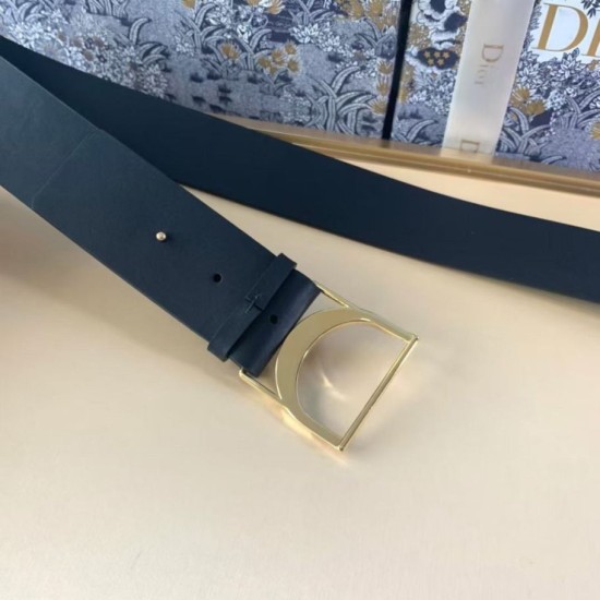 Replica Cintura Dior 30 Montaigne 40MM Pelle di vitello liscia Nera Replica Cintura Dior 30 Montaigne 40MM Pelle di vitello liscia Nera