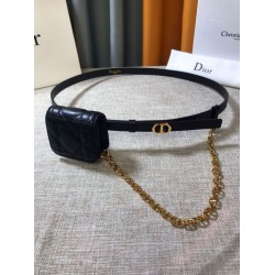 Cintura Dior Caro 15MM con custodia rimovibile Nera Cintura Dior Caro 15MM con custodia rimovibile Nera