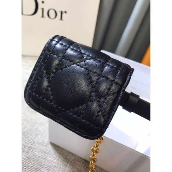 Replica Cintura Dior Caro 15MM con custodia rimovibile Nera Replica Cintura Dior Caro 15MM con custodia rimovibile Nera