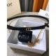 Replica Cintura Dior Caro 15MM con custodia rimovibile Nera Replica Cintura Dior Caro 15MM con custodia rimovibile Nera